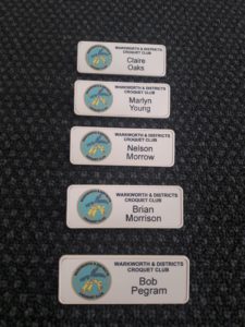 Croquet-Badges
